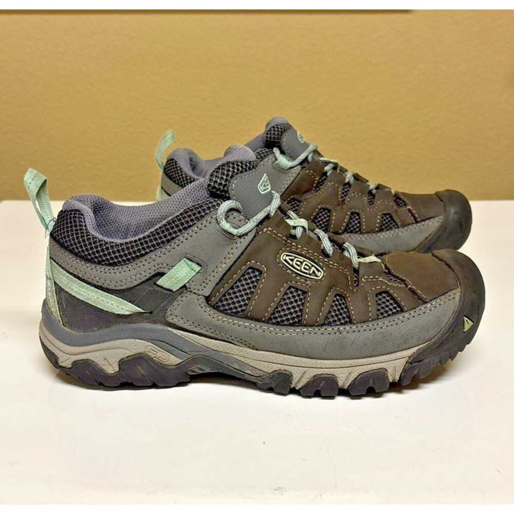 Keen Targhee Vent Womens Size 7 Gray Low Top Hiking Trail Outdoor Shoes